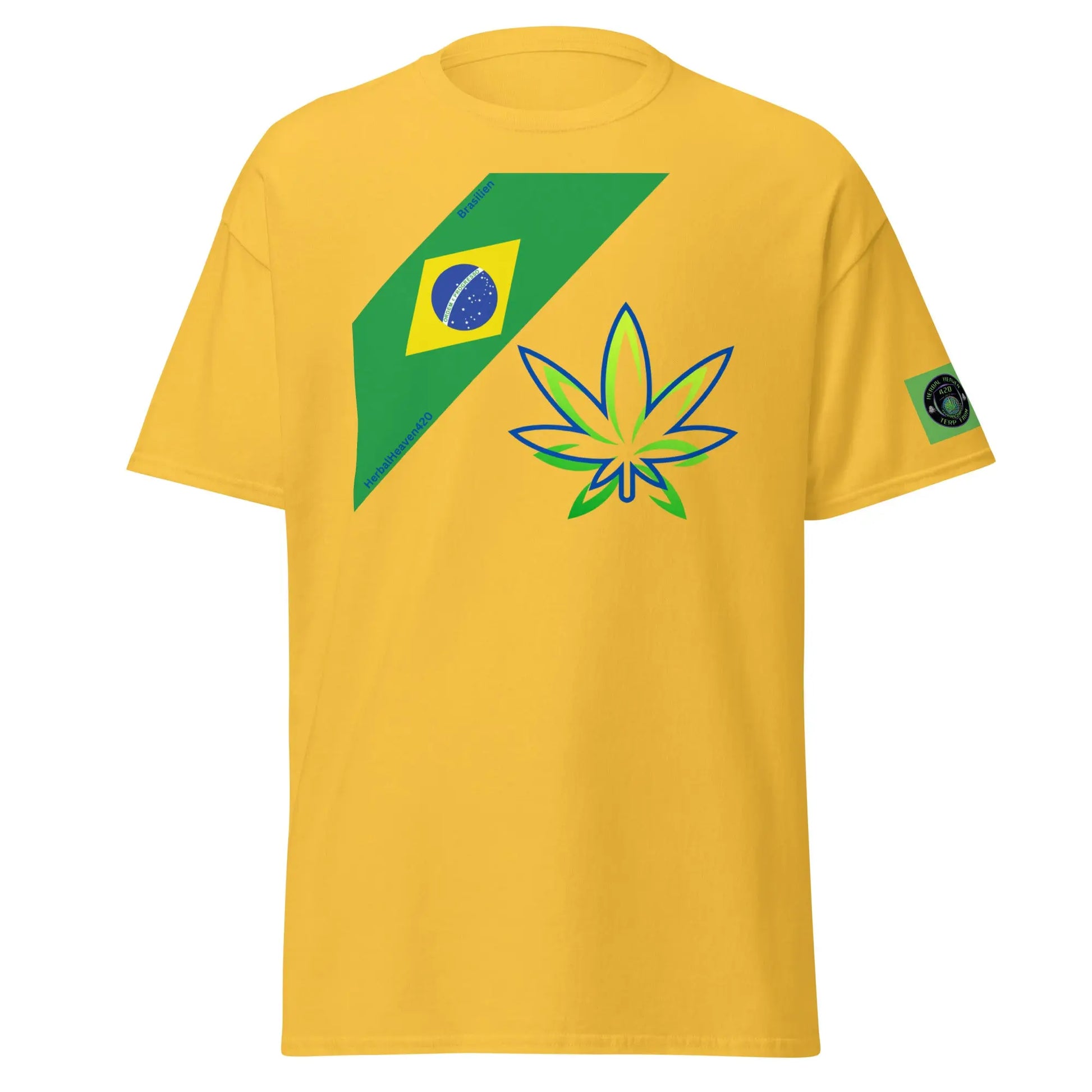 Cannabis 420 TShirt Legal State Kollektion Brasilien - HerbalHeaven420 TShirt 34.99