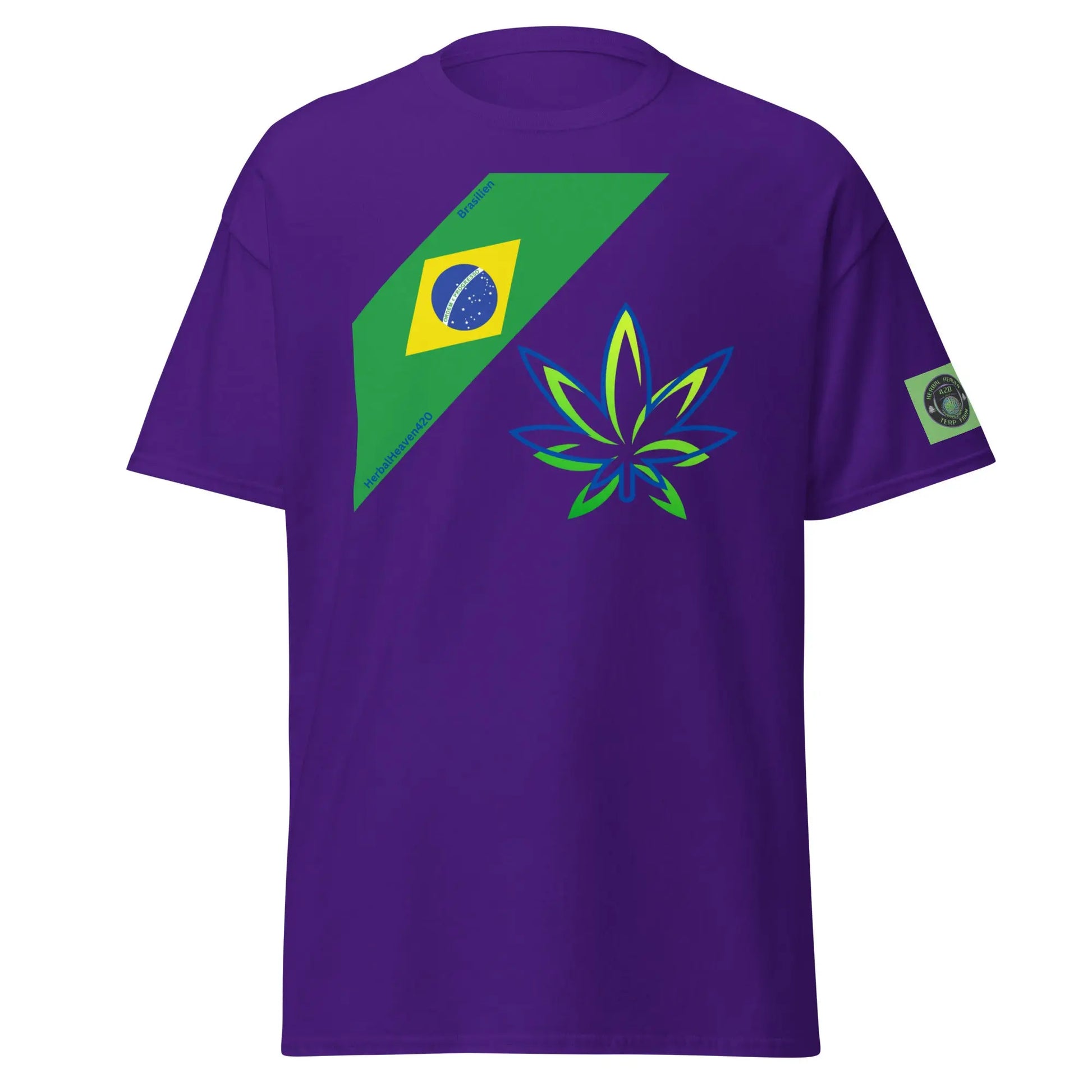 Cannabis 420 TShirt Legal State Kollektion Brasilien - HerbalHeaven420 TShirt 34.99