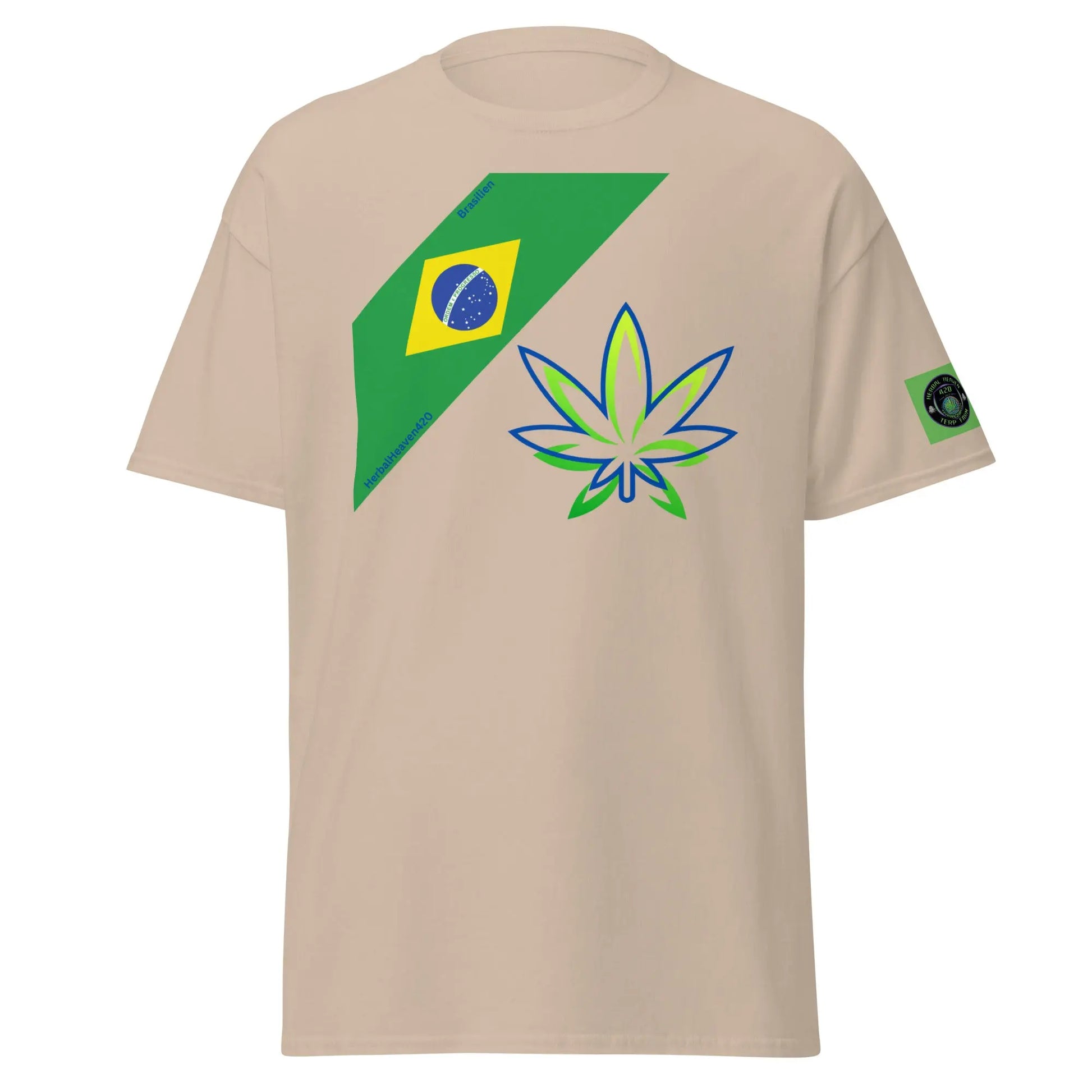 Cannabis 420 TShirt Legal State Kollektion Brasilien - HerbalHeaven420 TShirt 34.99